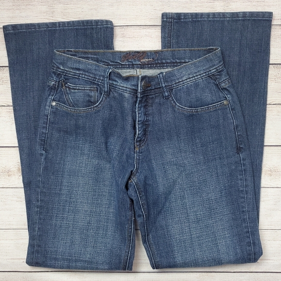 Foster Jeans Denim - Foster Jeans Co. Wide/bootcut dark wash jeans 4